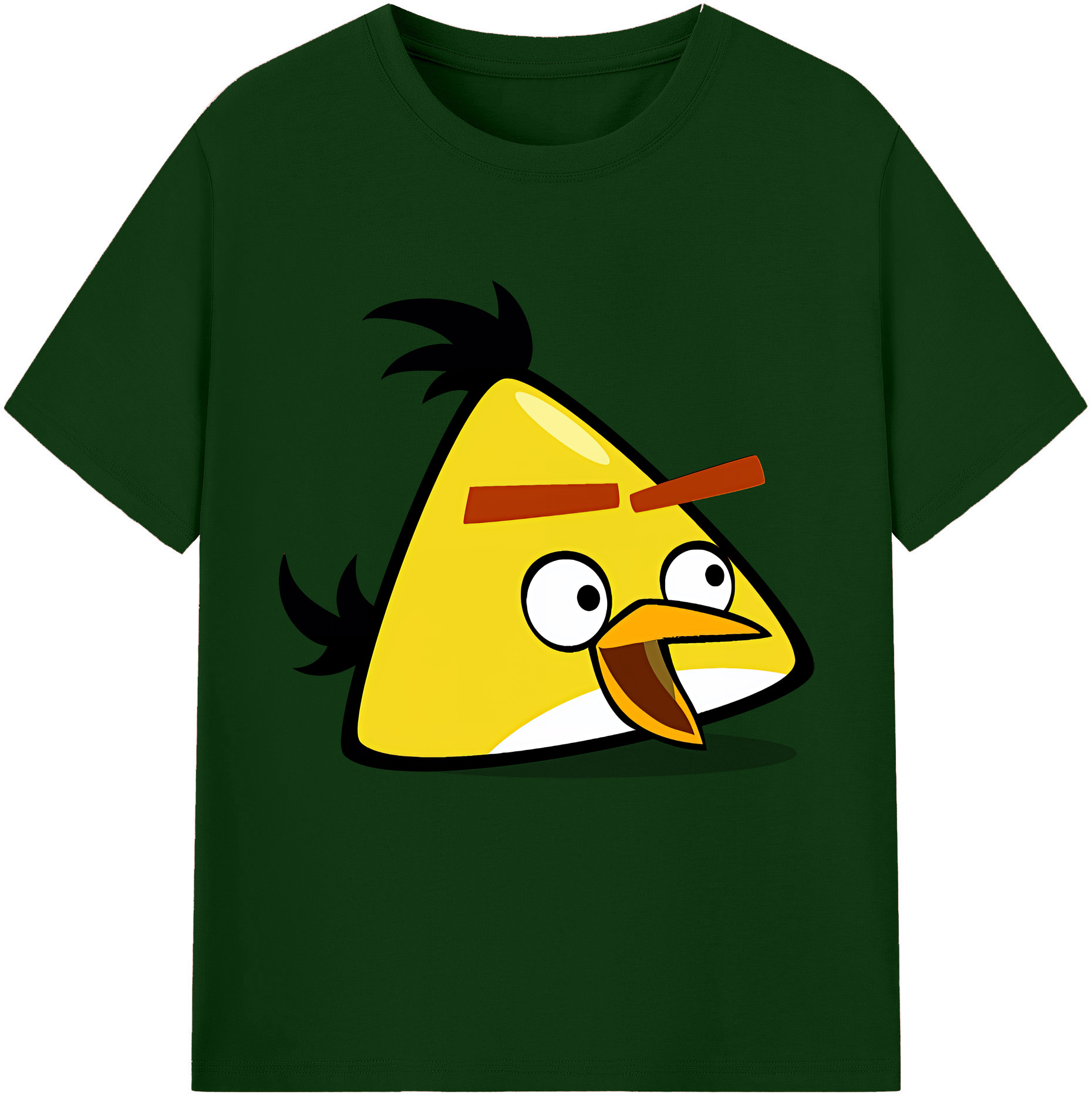 （画像用） Angry Birds アングリーバード 綿100％半袖Tシャツ（フロントプリント）